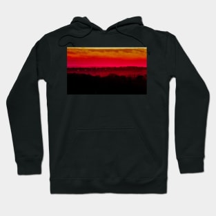 Arty farty sunset over northants Hoodie